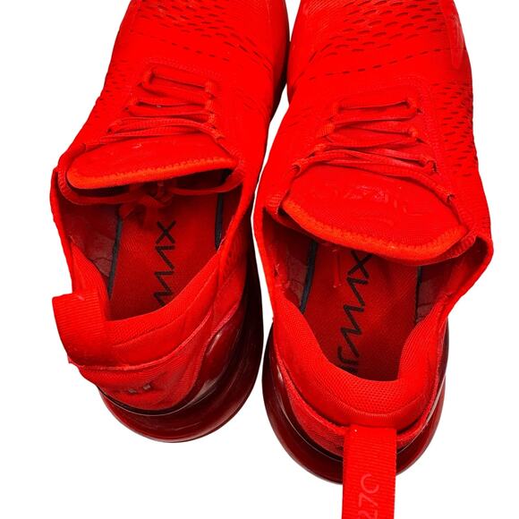 Nike Air Max 270 Triple Red CV7544-600 Men’s Size 12 Sneakers - Picture 6 of 8